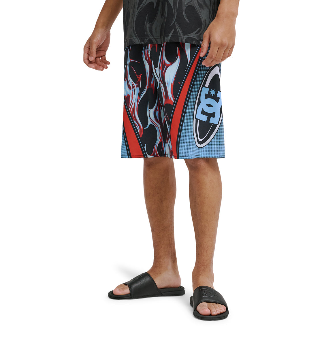 Men's Sylem 21 Boardshorts - Liquid Fuego Black | DC Shoes