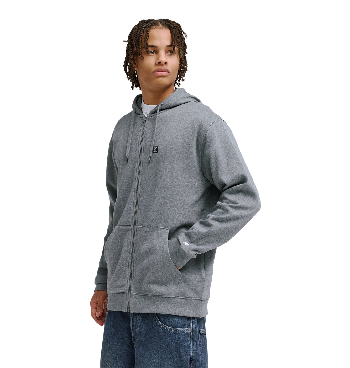 Men's Lorion Zip Hoodie - Dark Grey Heather | DC Shoes