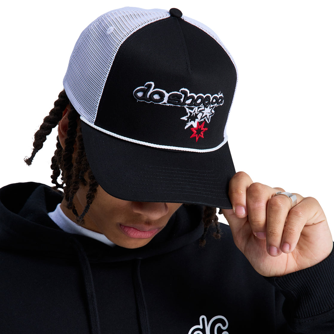 Men's Side Star Trucker Cap - Black | DC Shoes