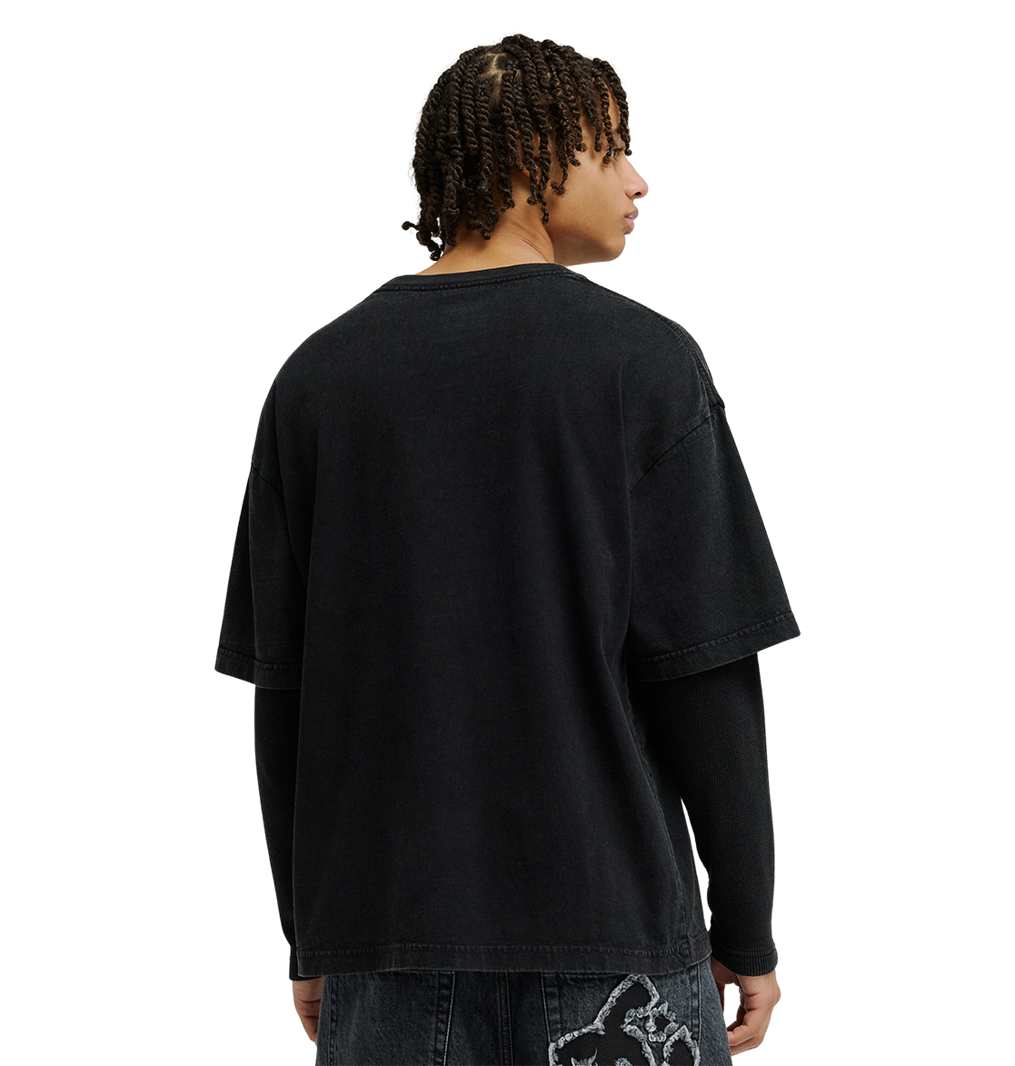 Men's DC Twofer Long Sleeve - Black | DC Shoes
