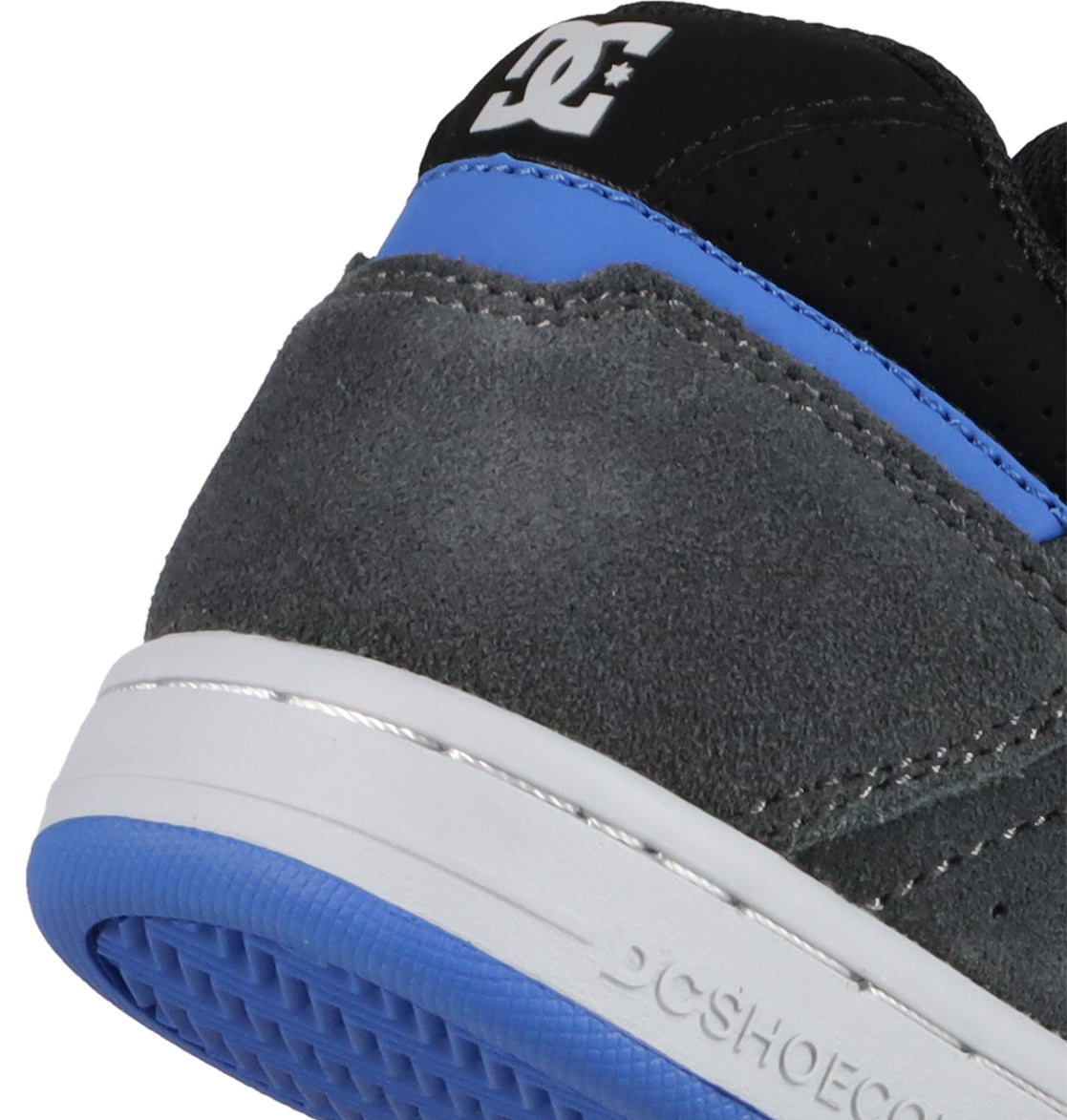 Kids' Stag Shoes - Grey/Black/Blue | DC Shoes