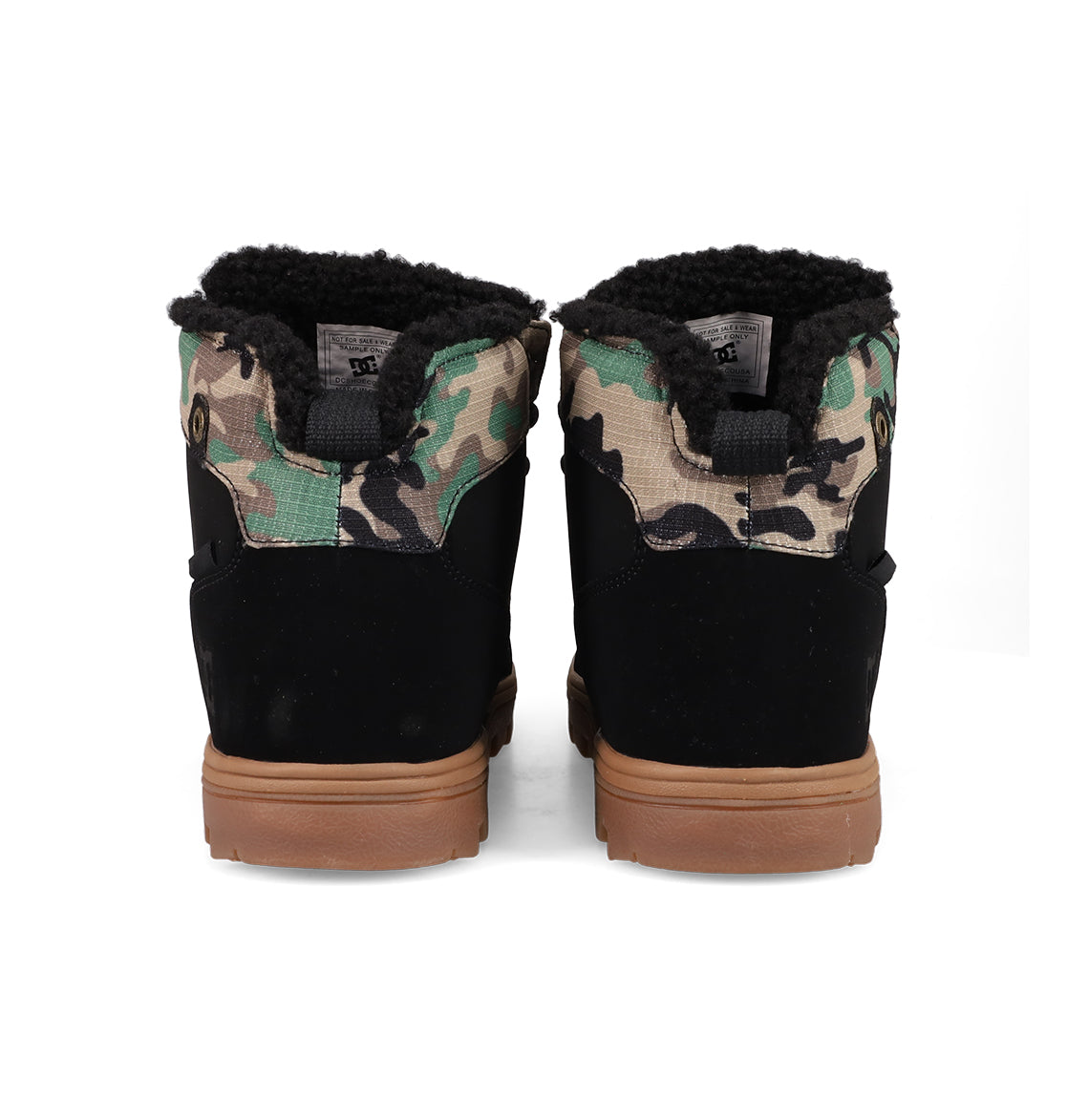 Men's Woodland Winter Boots - Black/Camo/Gum | DC Shoes