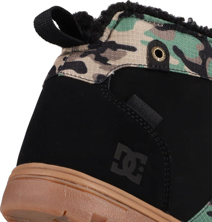 Men's Woodland Winter Boots - Black/Camo/Gum | DC Shoes