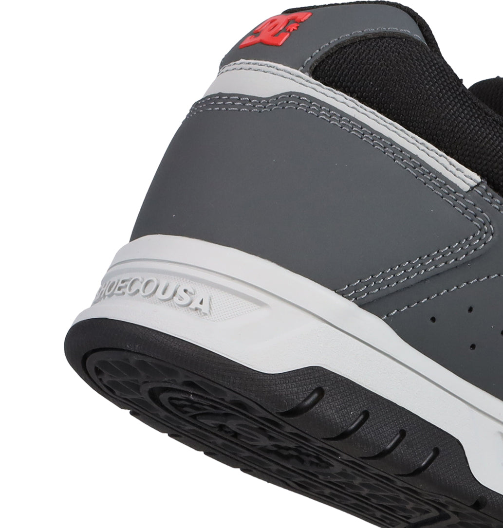Men's Stag Shoes - Grey/Black/Red | DC Shoes