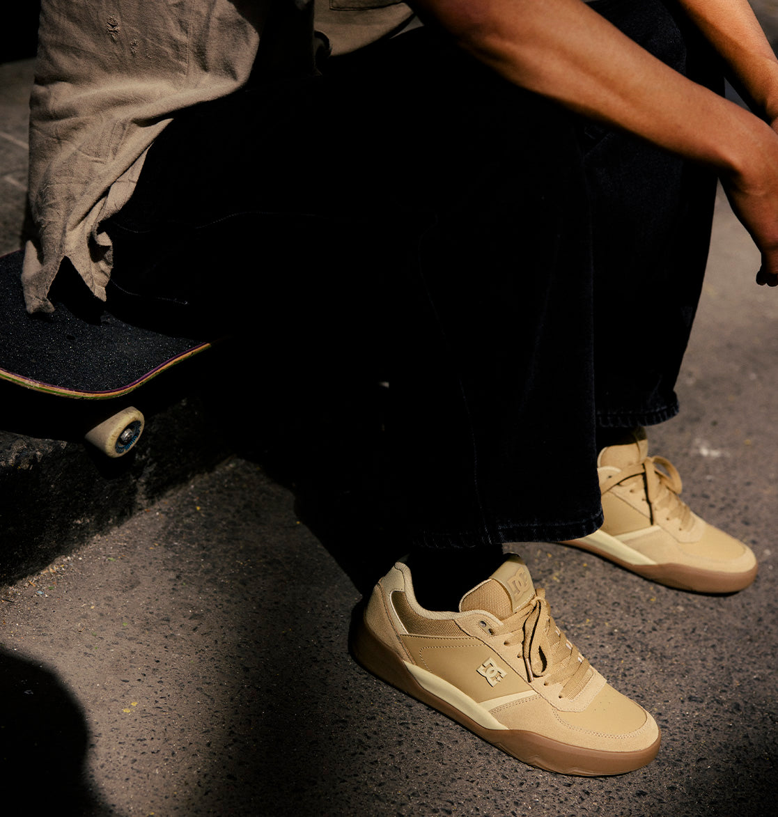 Men's Fractal Skate Shoes - Tan/Gum | DC Shoes
