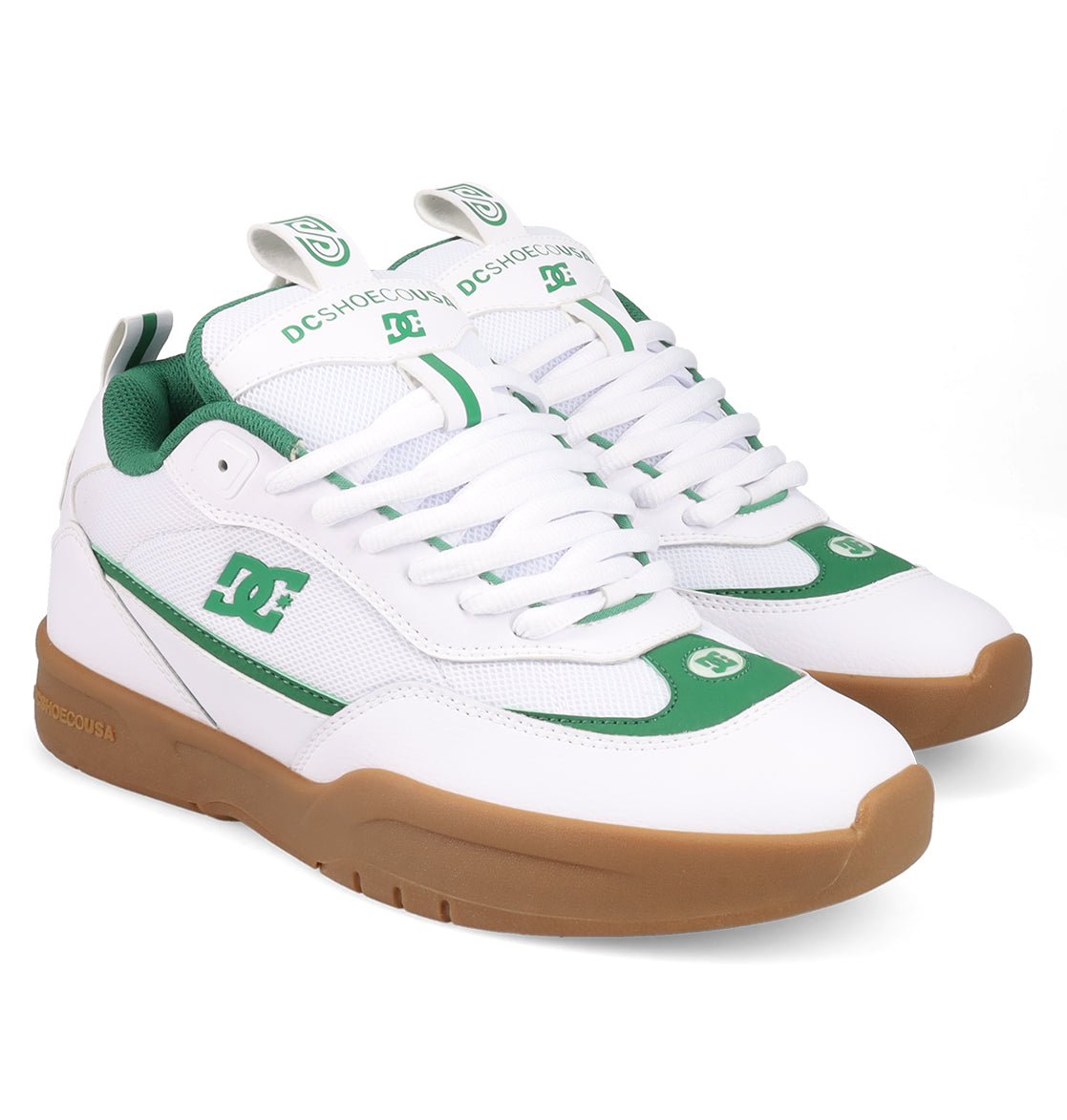 Men's JS-2 Shanahan Pro Skate Shoes - White/Green/Gum | DC Shoes