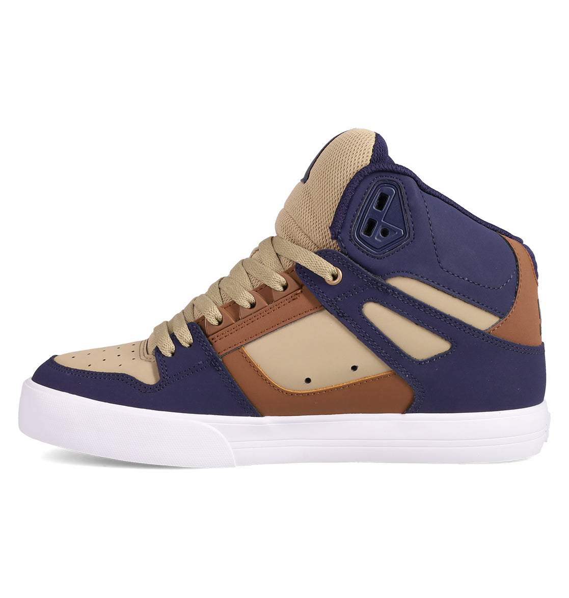 Men's Pure High Top WC Shoes - Navy/Tan/Brown | DC Shoes