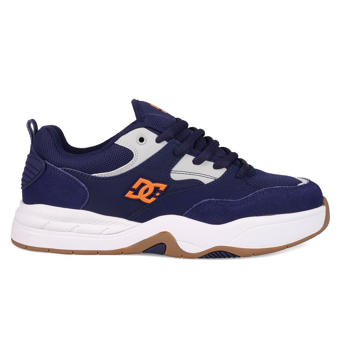Men's DC Ascend Skate Shoes - Navy/Grey/Orange | DC Shoes