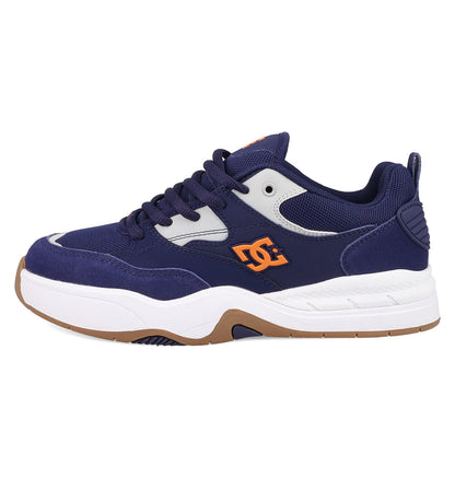 Men's DC Ascend Skate Shoes - Navy/Grey/Orange | DC Shoes