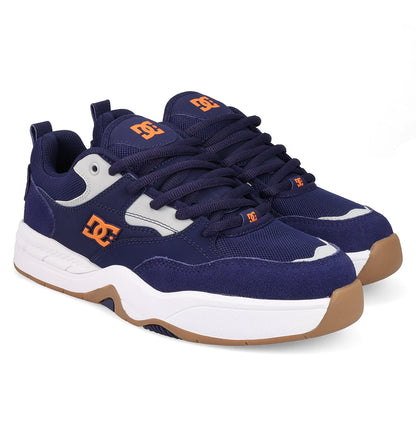 Men's DC Ascend Skate Shoes - Navy/Grey/Orange | DC Shoes