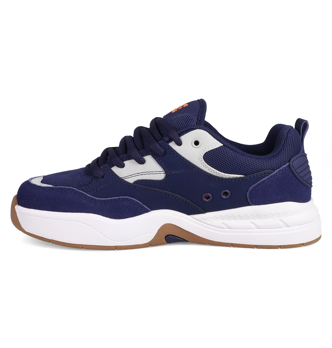 Men's DC Ascend Skate Shoes - Navy/Grey/Orange | DC Shoes