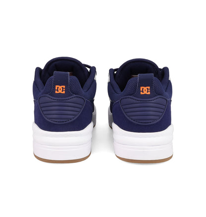 Men's DC Ascend Skate Shoes - Navy/Grey/Orange | DC Shoes