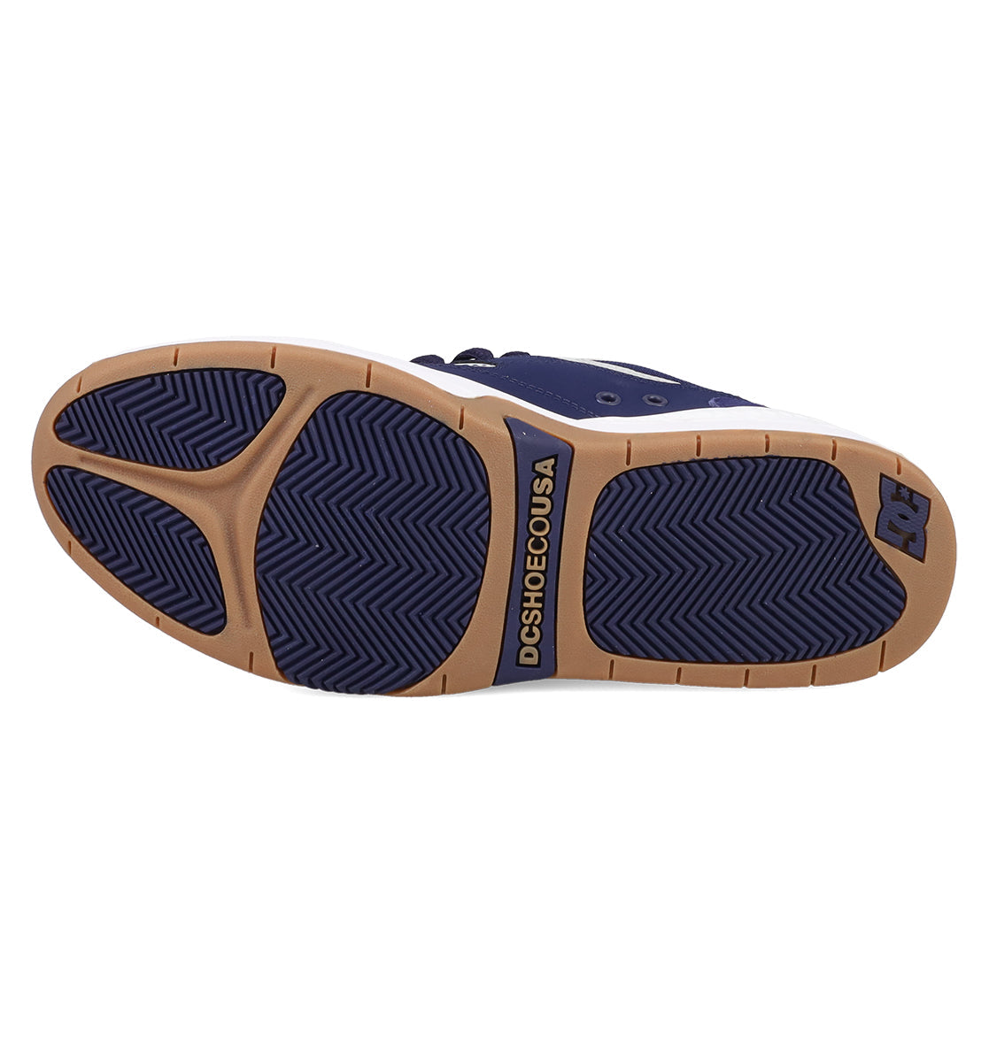 Men's DC Ascend Skate Shoes - Navy/Grey/Orange | DC Shoes