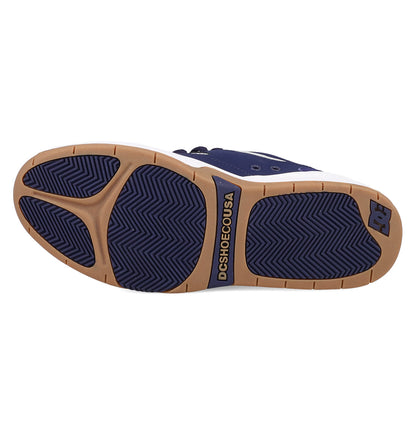 Men's DC Ascend Skate Shoes - Navy/Grey/Orange | DC Shoes