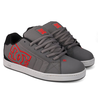 Men's Net Shoes - Gray/Red | DC Shoes