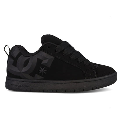 Men's Court Graffik Beveled Shoes - Black/Grey | DC Shoes