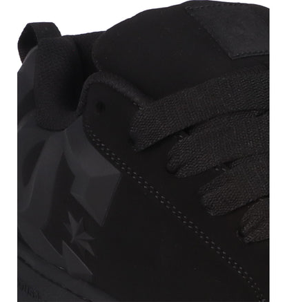 Men's Court Graffik Beveled Shoes - Black/Grey | DC Shoes