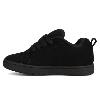 Men's Court Graffik Beveled Shoes - Black/Grey | DC Shoes