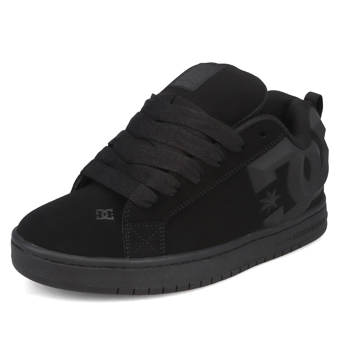 Men's Court Graffik Beveled Shoes - Black/Grey | DC Shoes