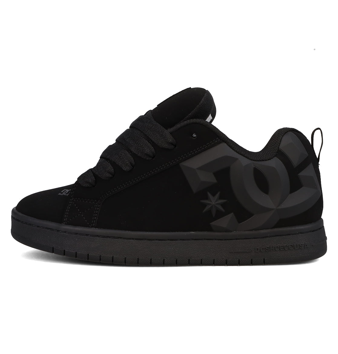 Men's Court Graffik Beveled Shoes - Black/Grey | DC Shoes