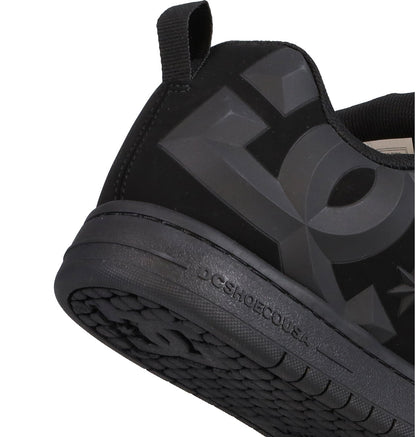 Men's Court Graffik Beveled Shoes - Black/Grey | DC Shoes