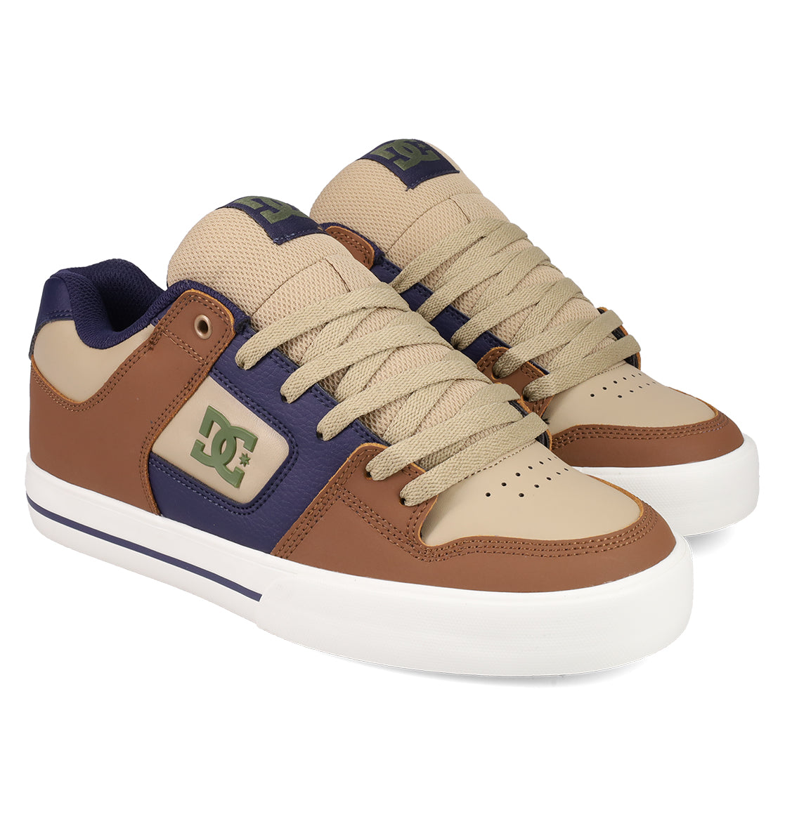 Men's Pure Shoes - Brown/Navy/Tan | DC Shoes