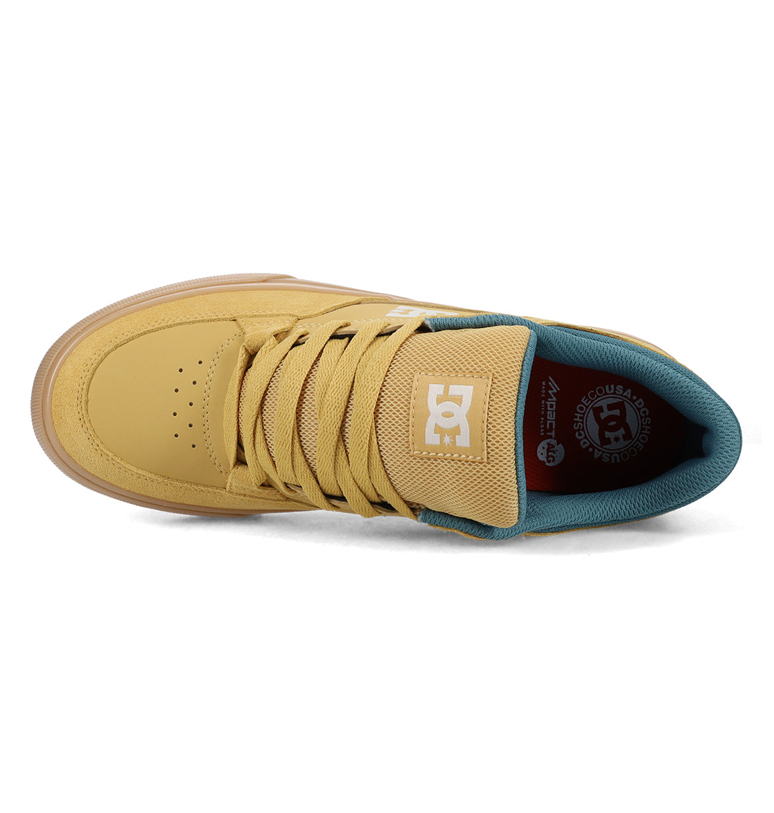 Men's Onyx Skate Shoes - Tan/Teal | DC Shoes