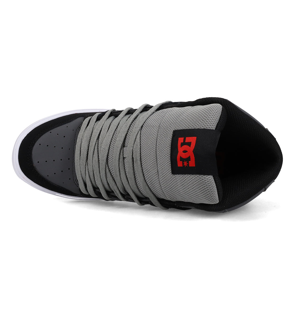 Men's Pure High Shoes - Grey/Black/Red | DC Shoes