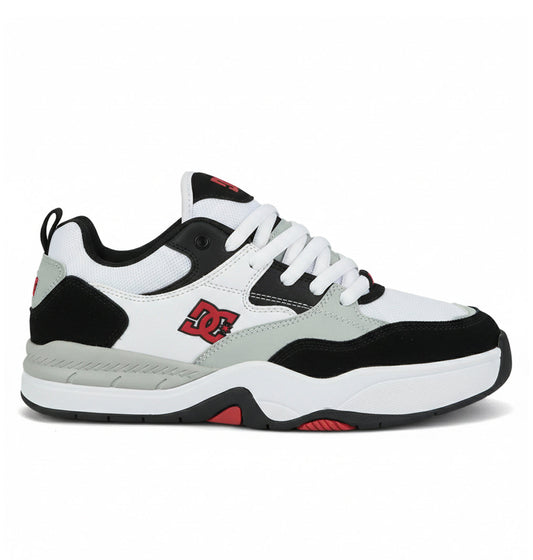 Men's Ascend Skate Shoes - White/Grey/Black/Red | DC Shoes