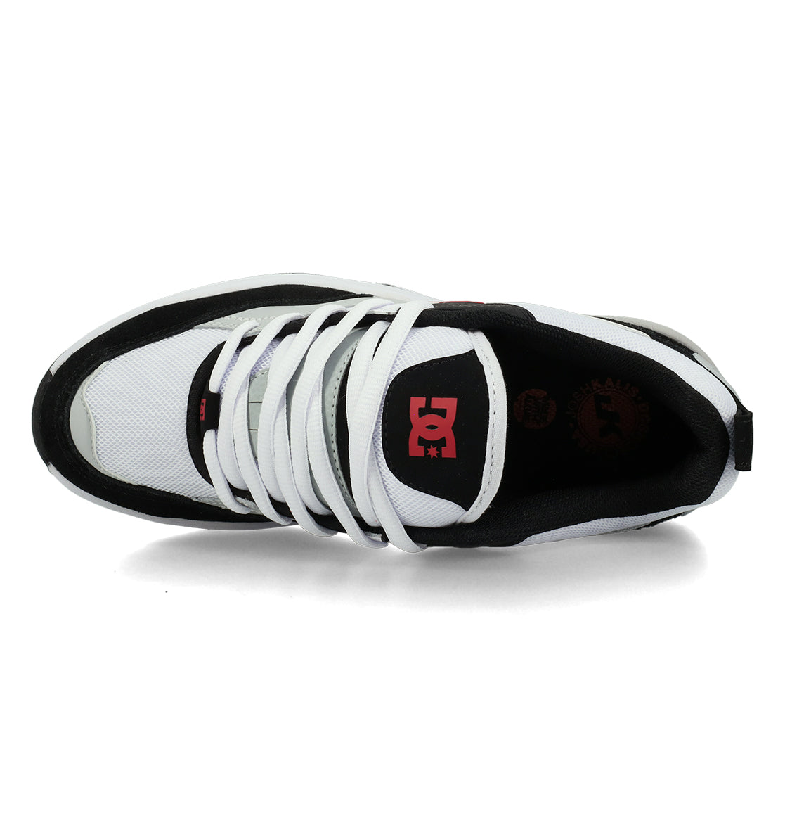 Men's Ascend Skate Shoes - White/Grey/Black/Red | DC Shoes