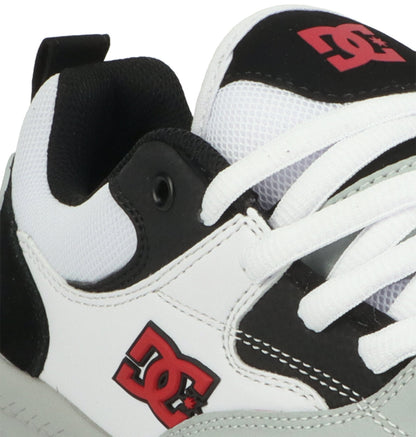 Men's Ascend Skate Shoes - White/Grey/Black/Red | DC Shoes