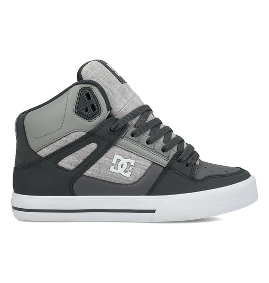 Men's Pure High Shoes - Grey/White | DC Shoes