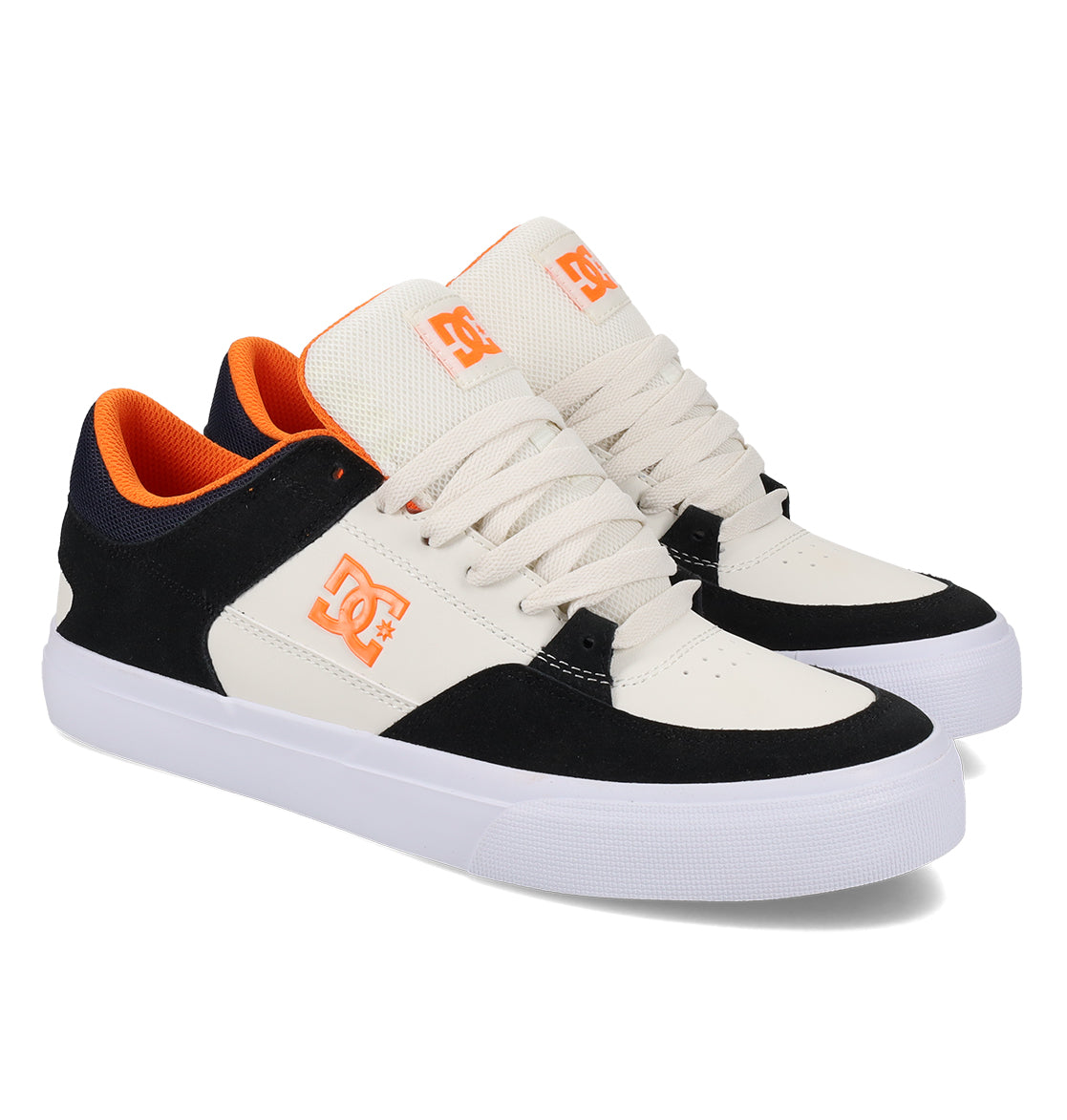 Men's Onyx Skate Shoes - Black/White/Orange/Blue | DC Shoes