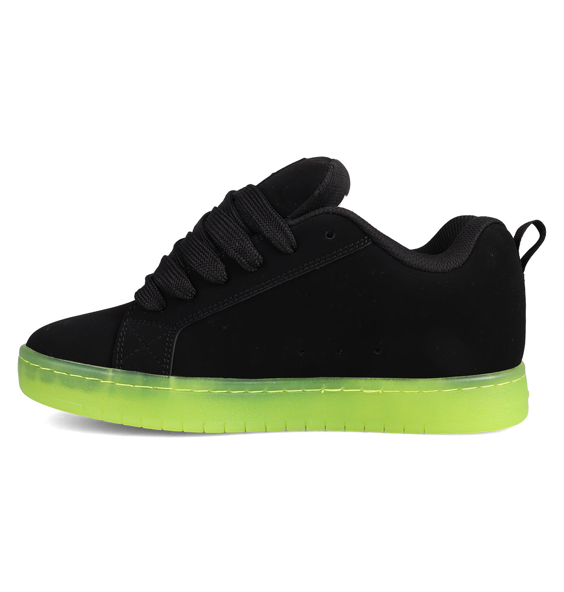 Men's Court Graffik SE Shoes - Black/Lime | DC Shoes