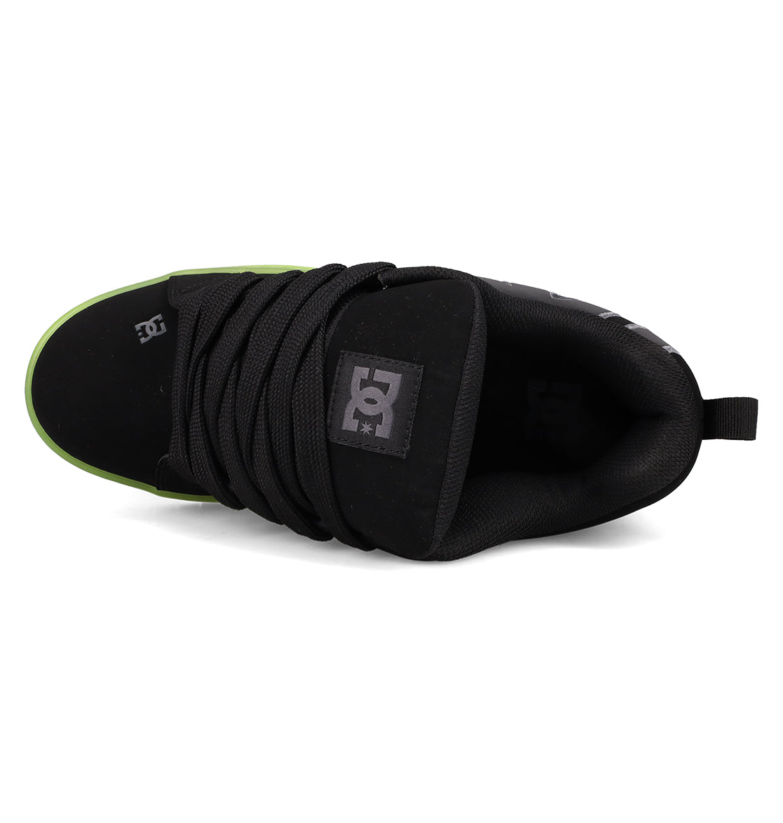 Men's Court Graffik SE Shoes - Black/Lime | DC Shoes