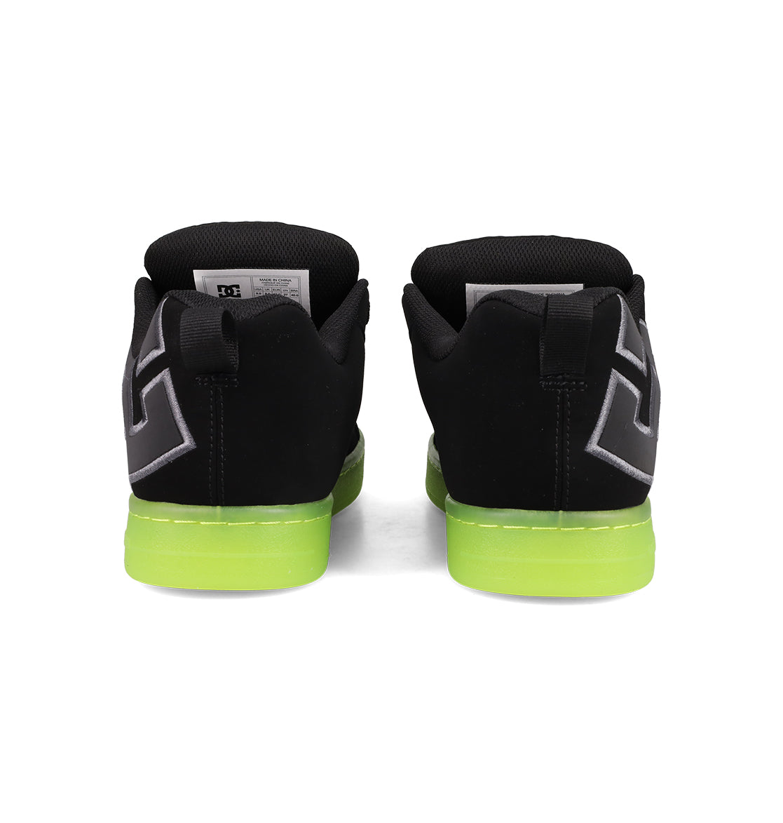 Men's Court Graffik SE Shoes - Black/Lime | DC Shoes