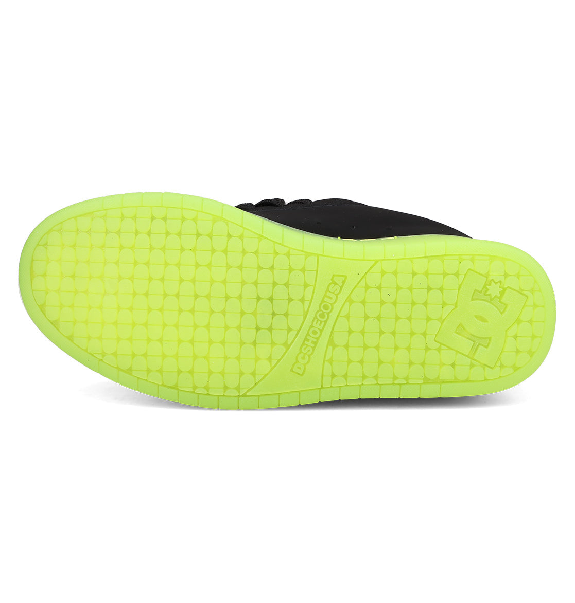 Men's Court Graffik SE Shoes - Black/Lime | DC Shoes