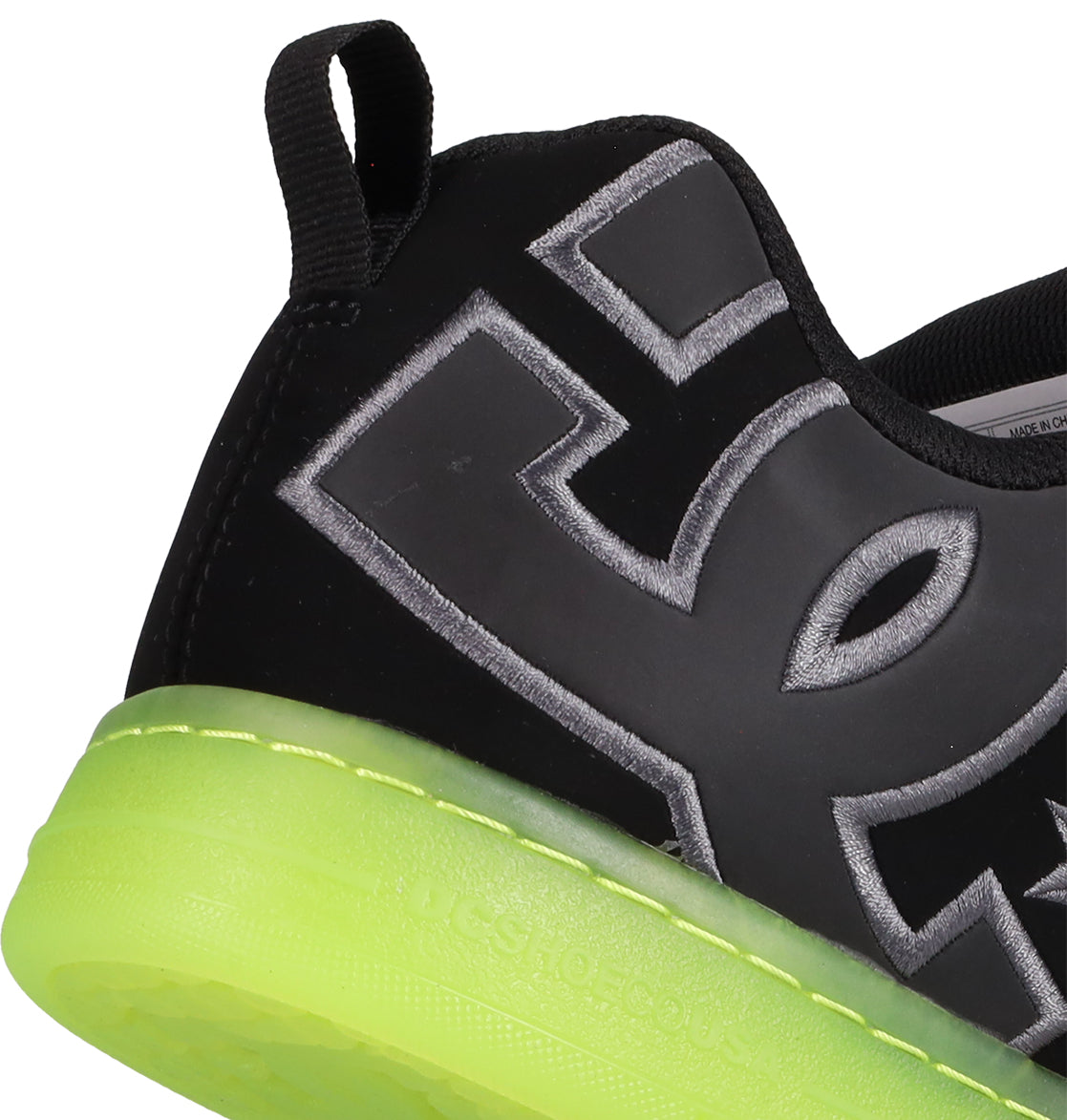 Men's Court Graffik SE Shoes - Black/Lime | DC Shoes