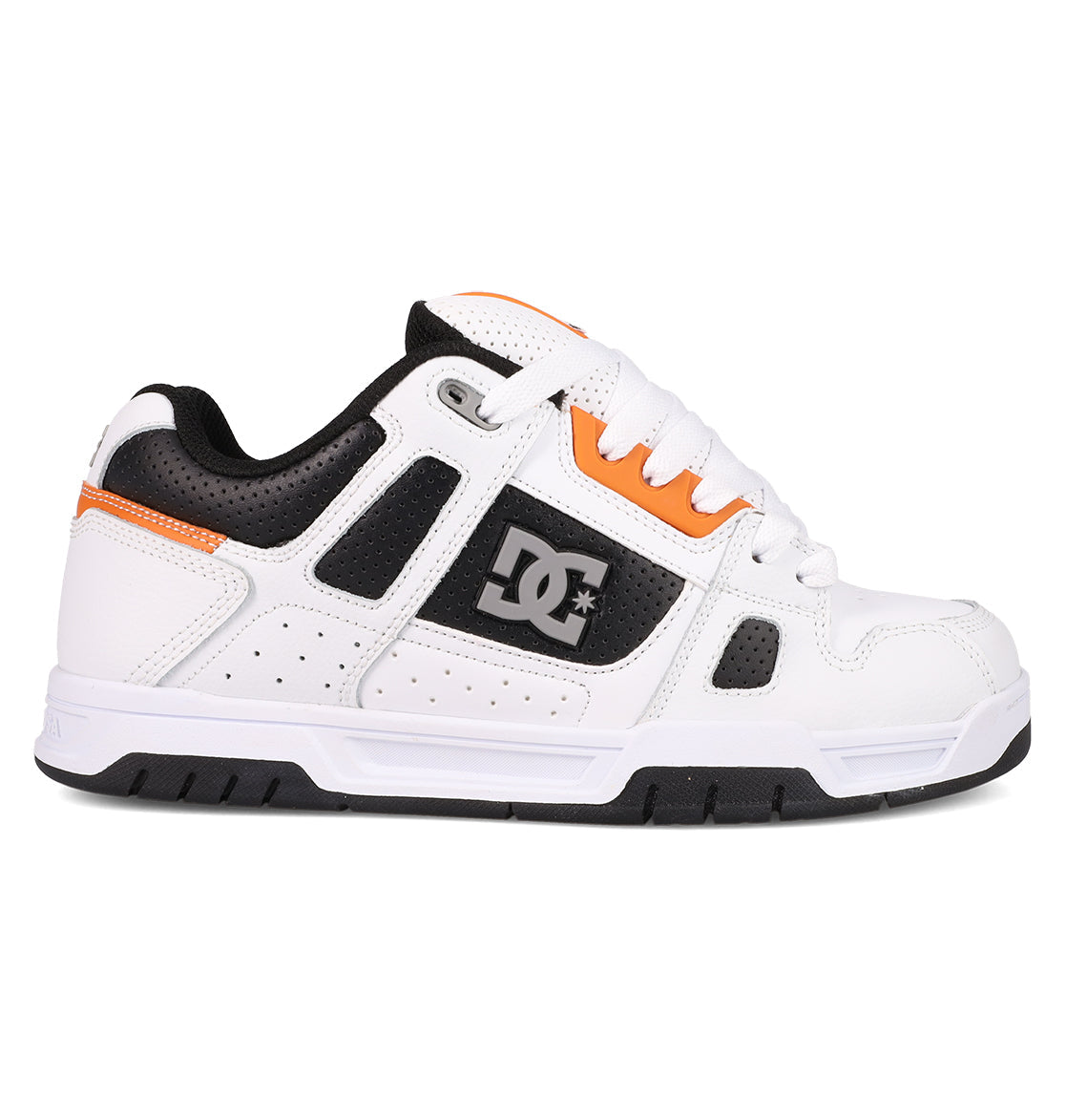 Men's Stag Shoes - White/Black/Orange | DC Shoes