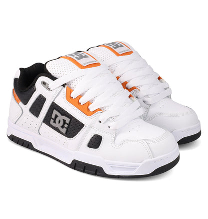 Men's Stag Shoes - White/Black/Orange | DC Shoes