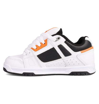 Men's Stag Shoes - White/Black/Orange | DC Shoes
