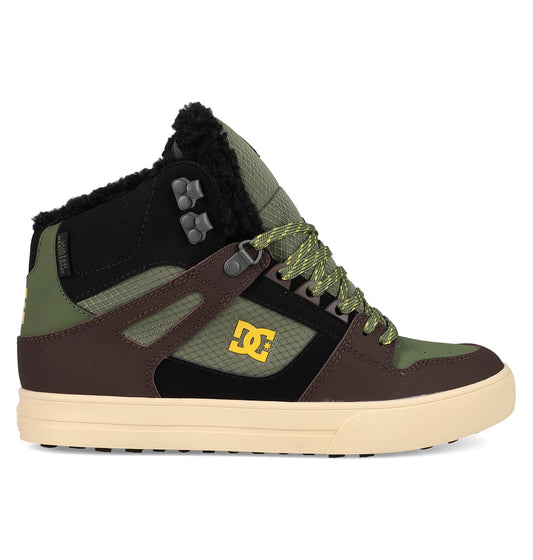 Men's Pure High-Top Winterized Boots - Olive/Brown/Black | DC Shoes