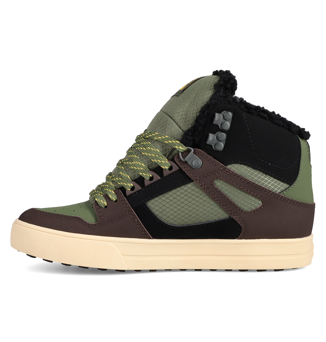 Men's Pure High-Top Winterized Boots - Olive/Brown/Black | DC Shoes