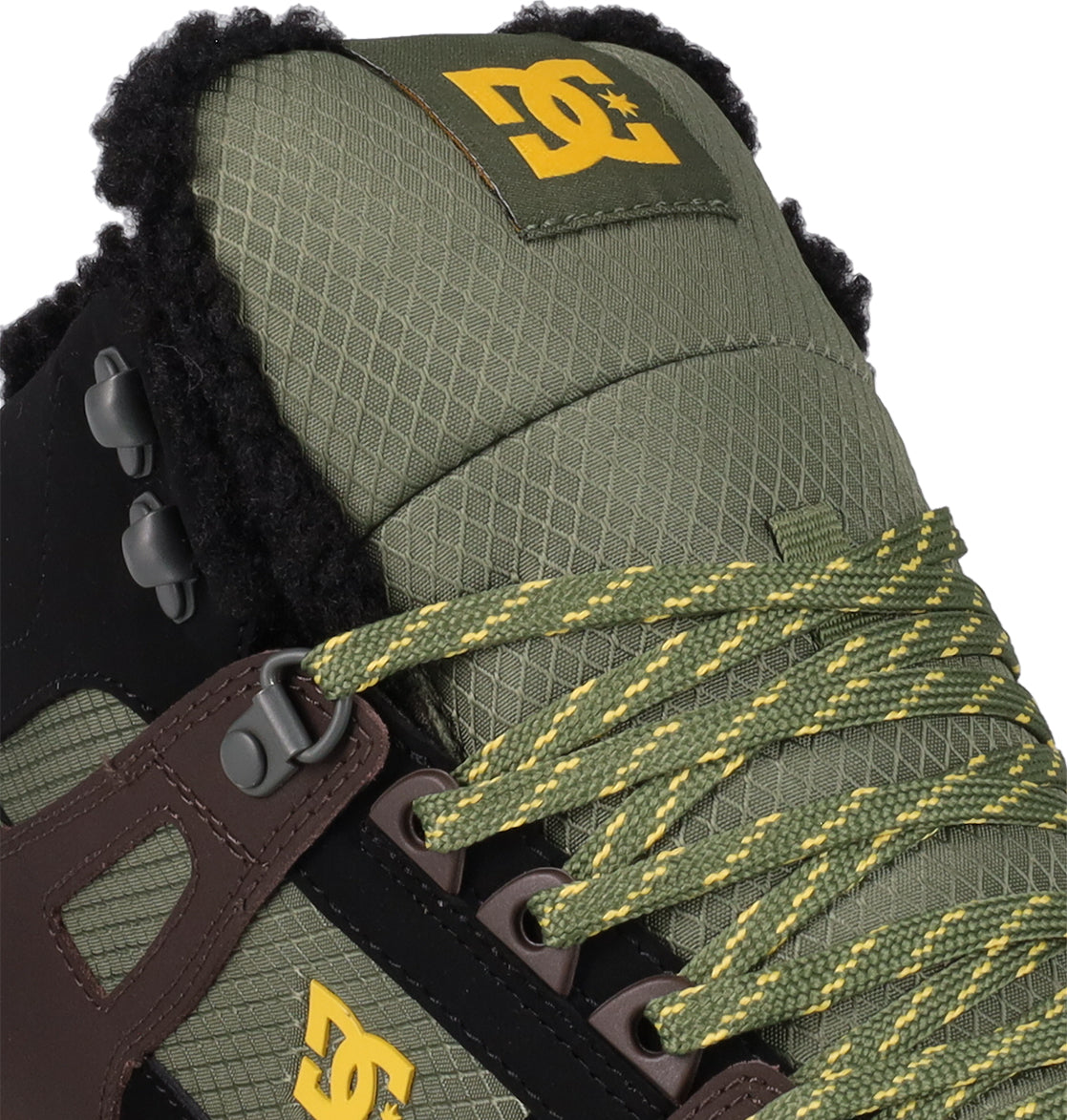 Men's Pure High-Top Winterized Boots - Olive/Brown/Black | DC Shoes