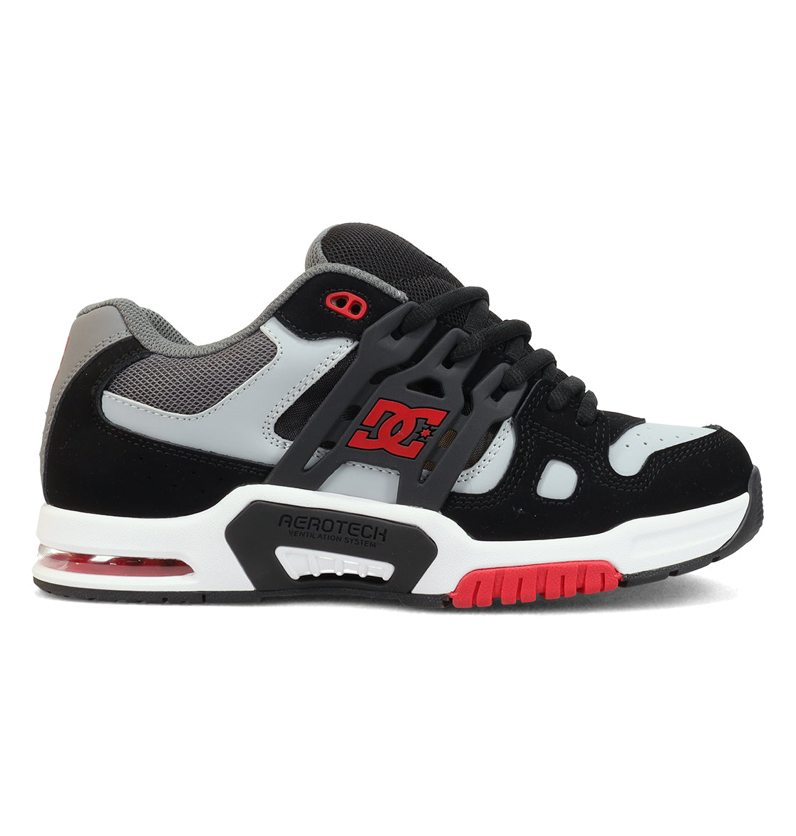 Men's AT-2 Shoes - Black/Grey/Red | DC Shoes