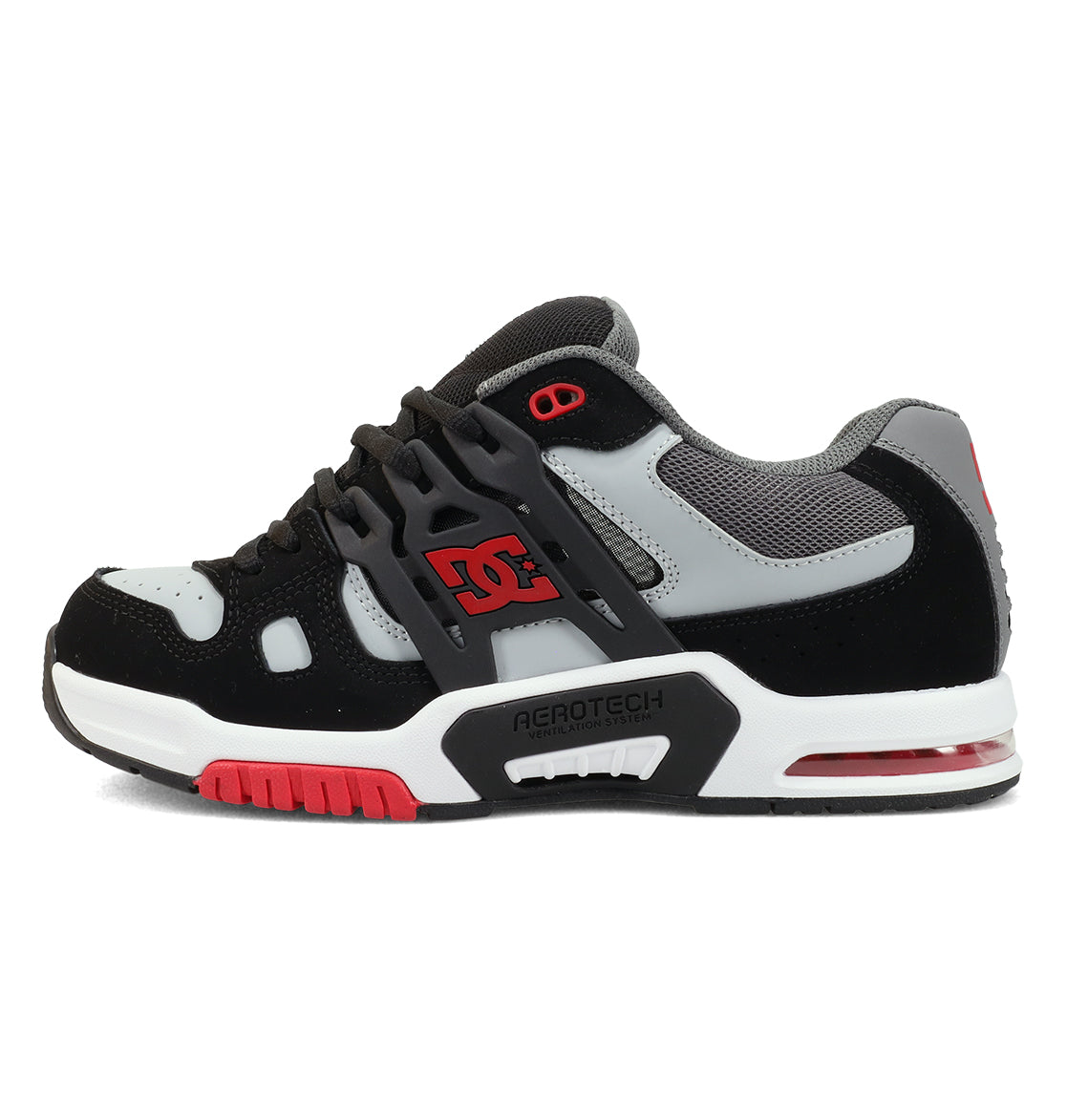 Men's AT-2 Shoes - Black/Grey/Red | DC Shoes