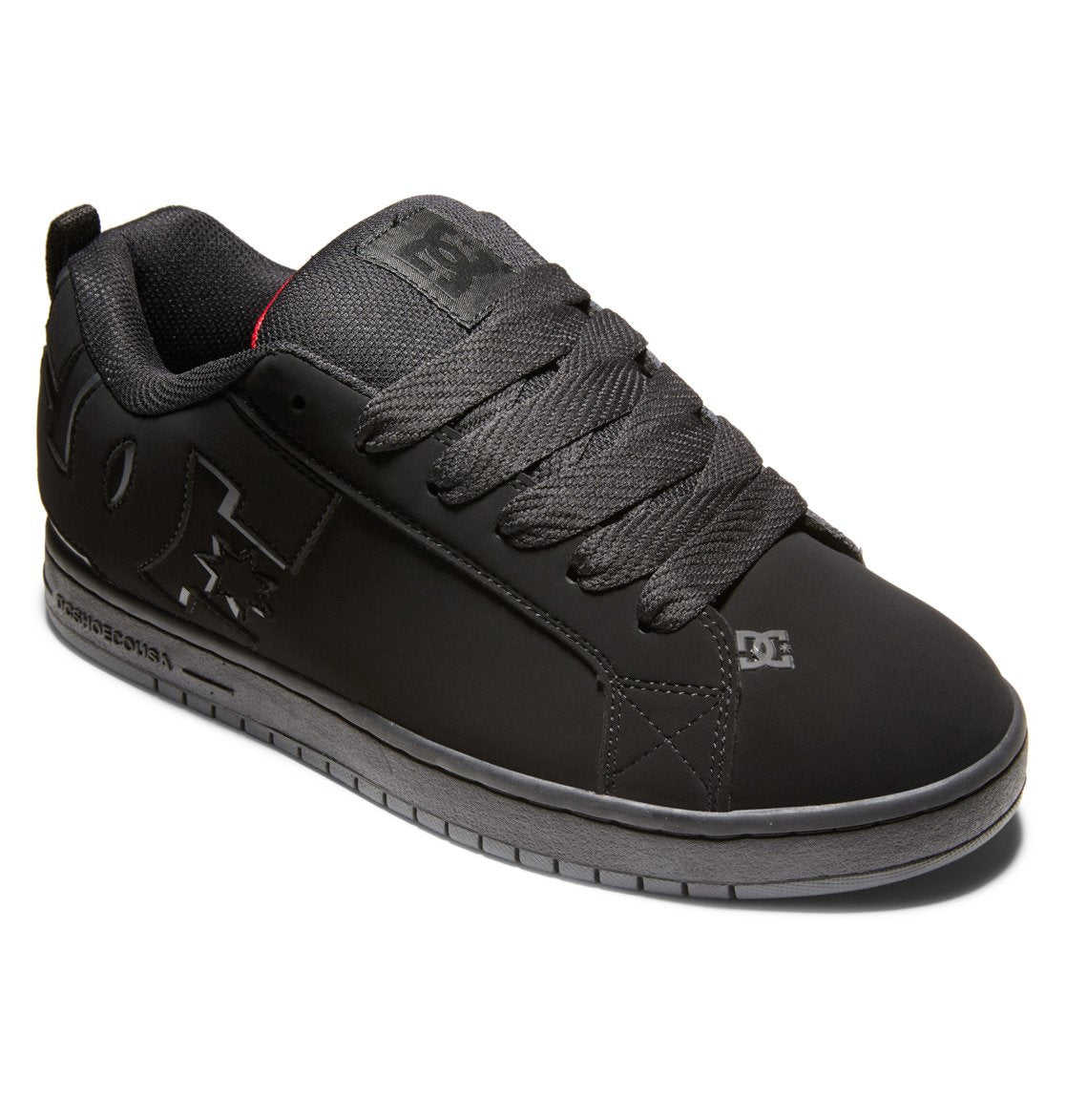 Men's Court Graffik Shoes - Black/Red | DC Shoes