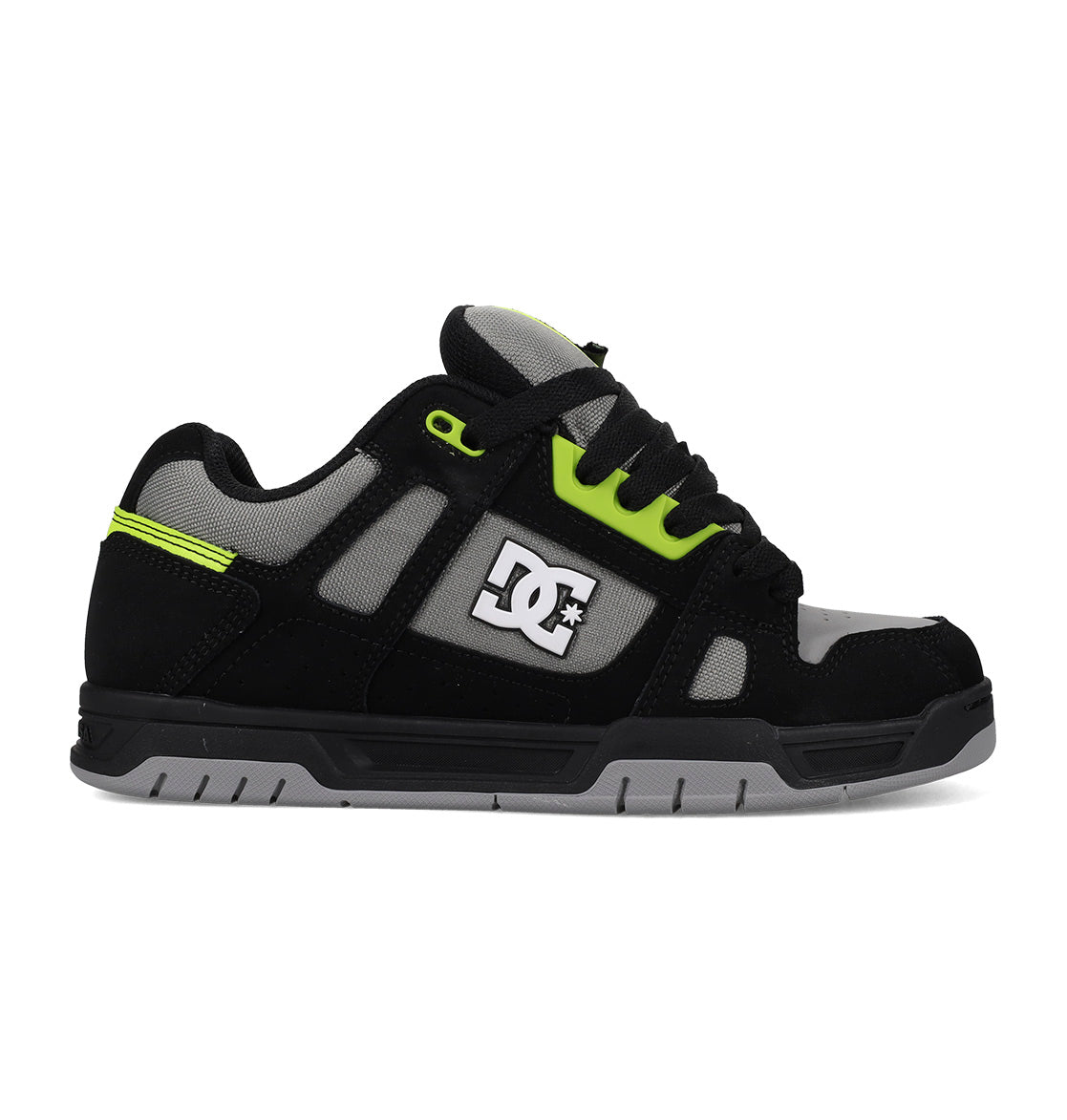 Men's Stag Shoes - Black/Grey/Green | DC Shoes