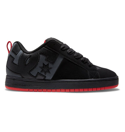 Men's Court Graffik Shoes - Black/Grey/Red | DC Shoes