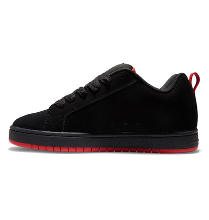 Men's Court Graffik Shoes - Black/Grey/Red | DC Shoes